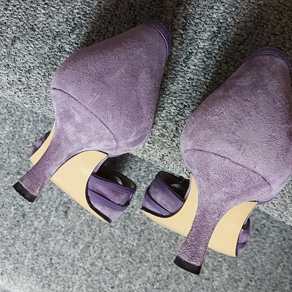Purple Suede pumps - Picture 8 of 9